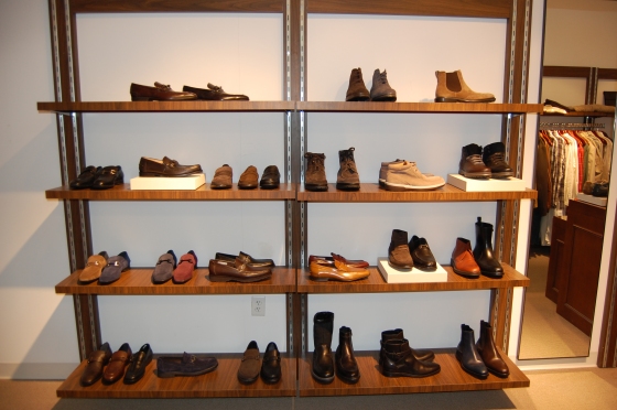 Part of our shoe wall